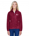 Ladies Full Zip Fleece with 3" CVTC Embroidered Logo